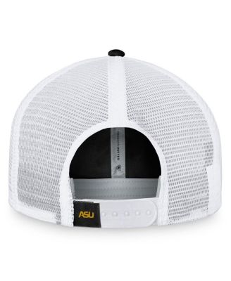 Women's Black/White Alabama State Hornets Charm Trucker Adjustable Hat