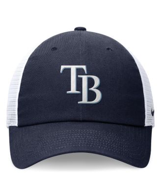 Men's Navy Tampa Bay Rays Evergreen Club Trucker Adjustable Hat