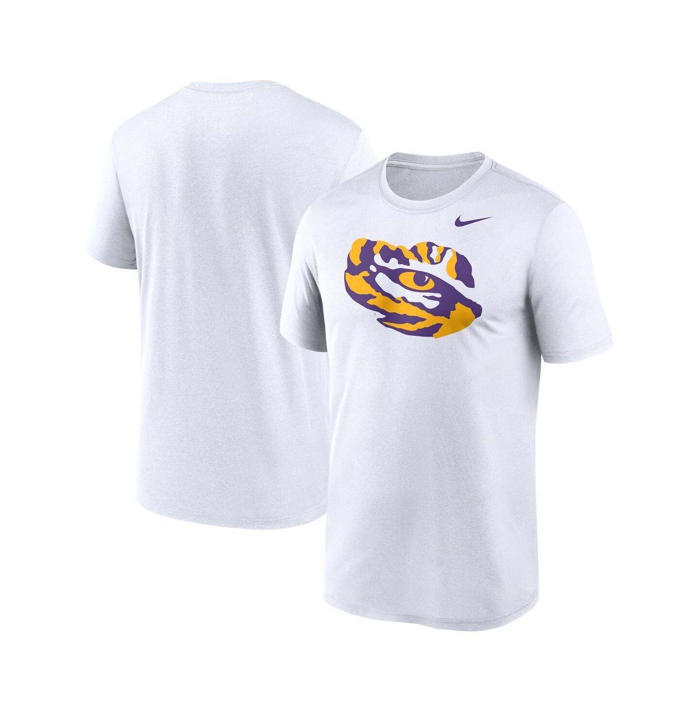 Мужская футболка Nike White LSU Tigers Primetime Legend Alternate Logo — фото 1