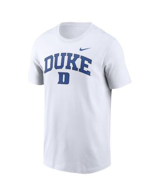 Men's White Duke Blue Devils Blitz 2-Hit T-Shirt