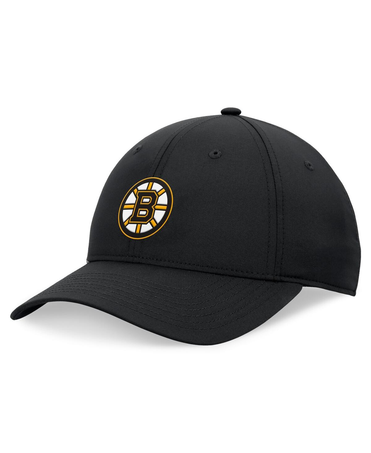 Men's Black Boston Bruins Front Office Ripstop Adjustable Hat - Black