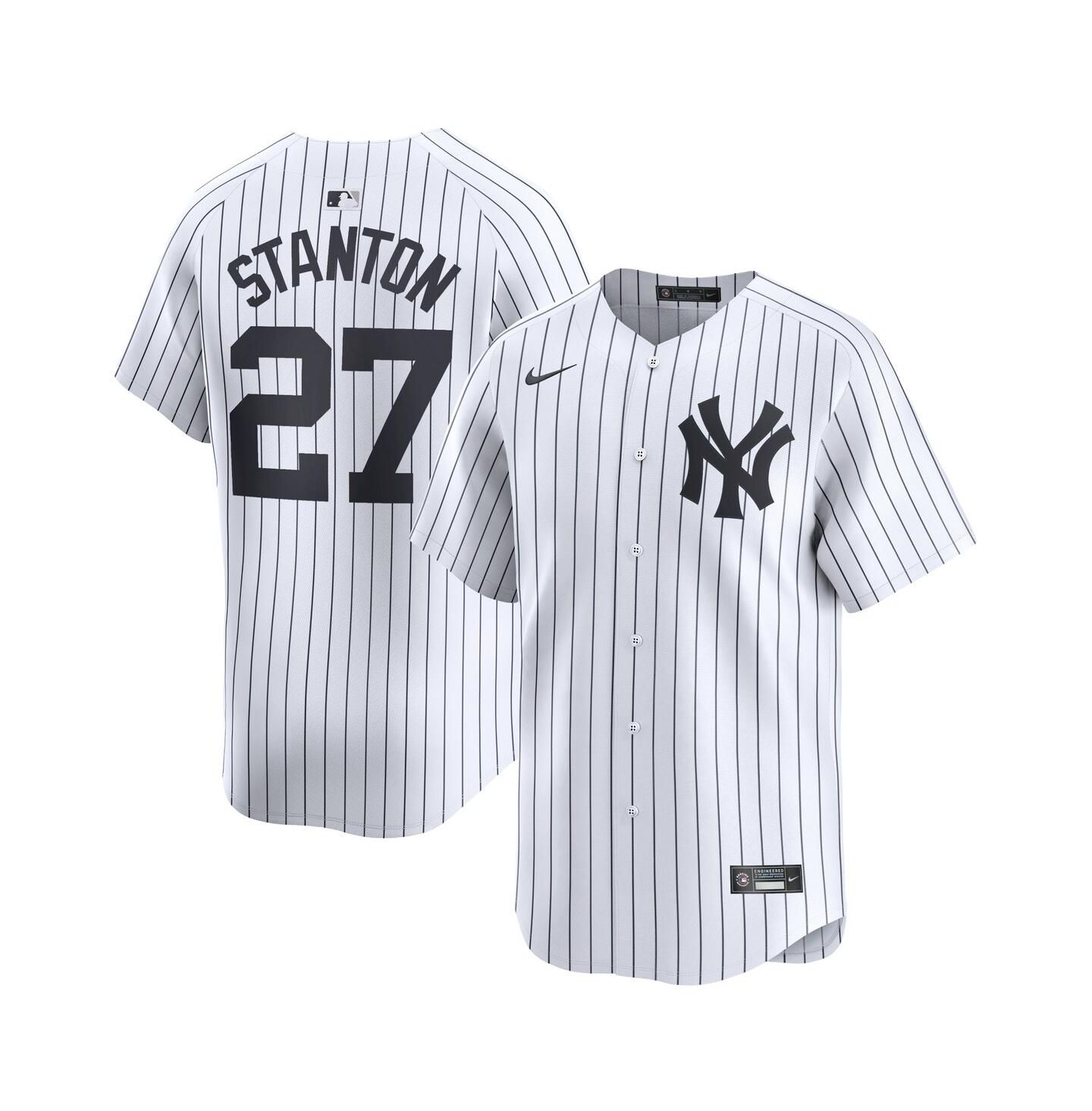 Мужской топ Nike Giancarlo Stanton White New York Yankees Home Limited Player Jersey — фото 1