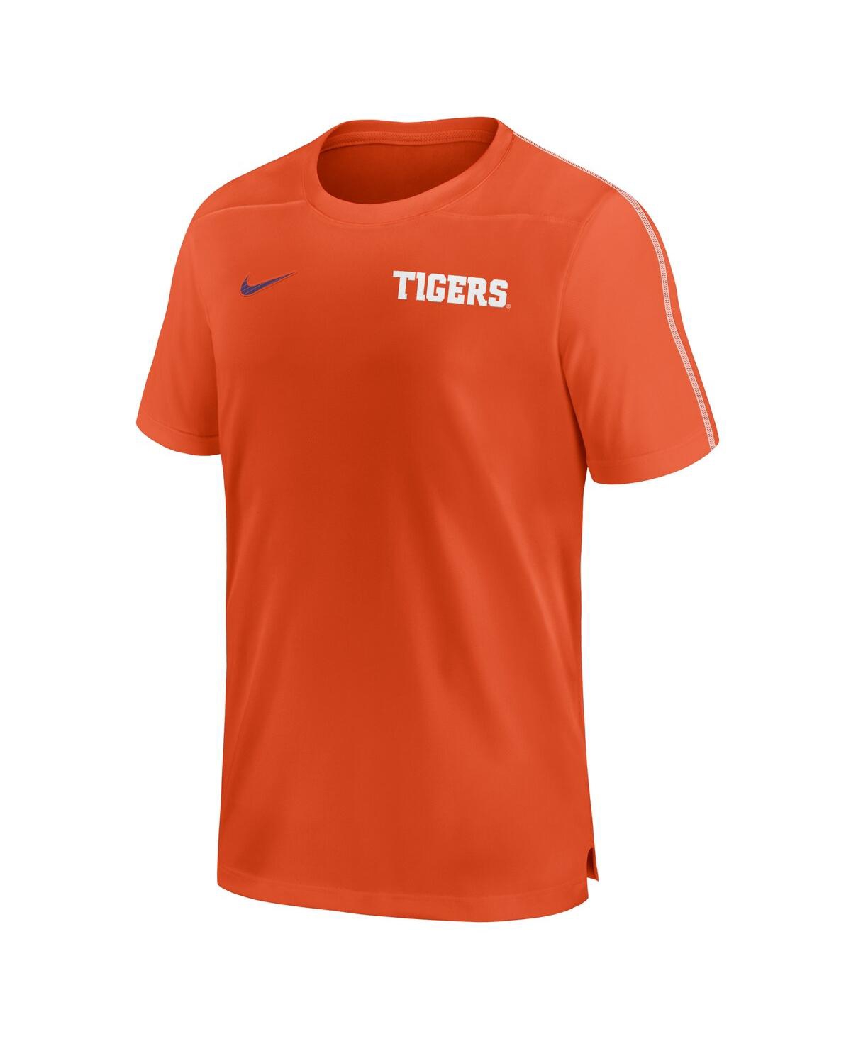 Nike Men's Black Ohio State Buckeyes 2024 Sideline Coach Uv Performance Long Sleeve T-shirt In Anthracite,orange