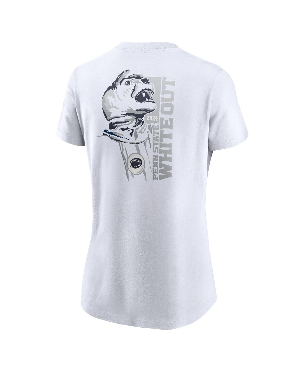 Nike Women's White Penn State Nittany Lions 2024 White Out T-shirt In White