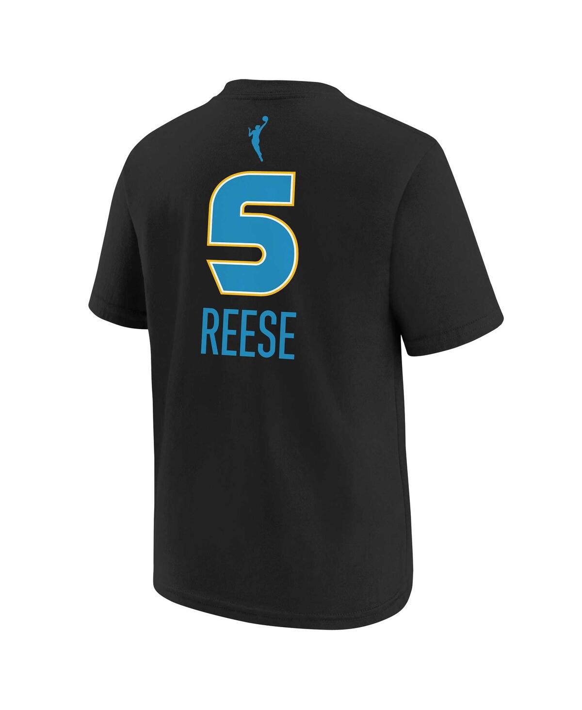 Nike Big Boys And Girls Angel Reese Black Chicago Sky 2024 Wnba Draft Name Number T-shirt In Black