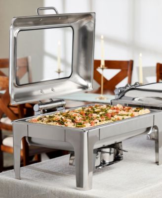 Celebrations by 9.5-Qt Stainless Steel Rectangular Chafing Dish