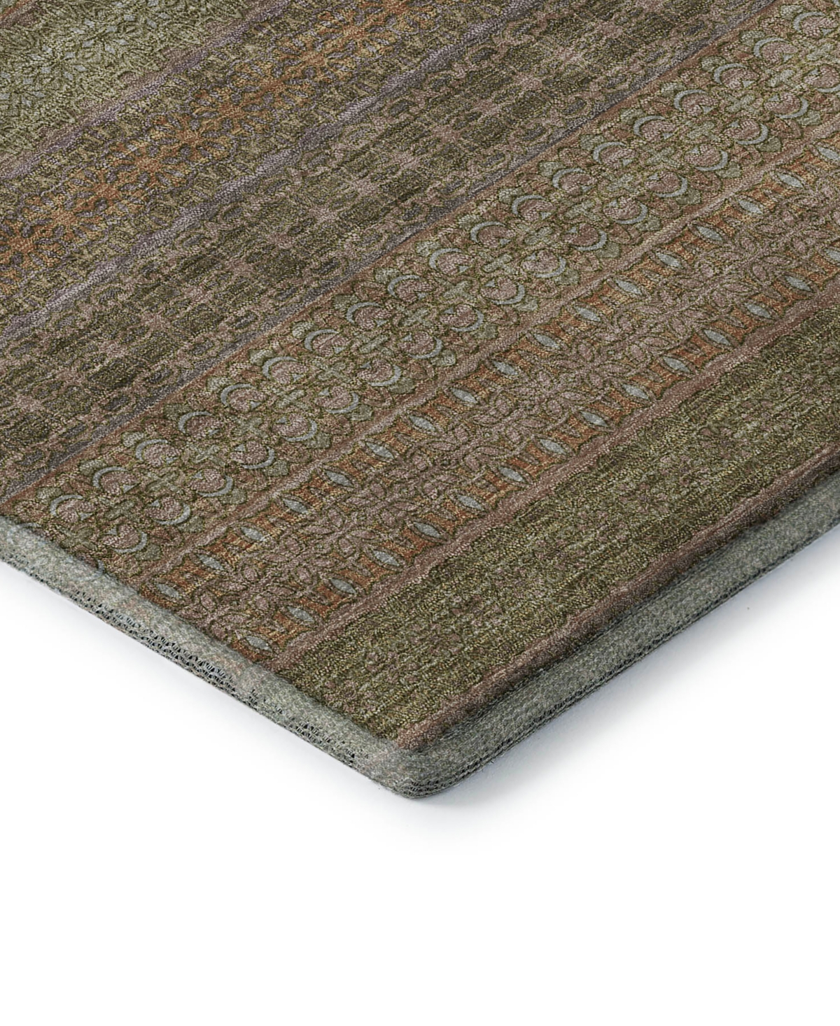 Dalyn Trevi Washable Tv3 2'3"x7'6" Runner Area Rug In Khaki