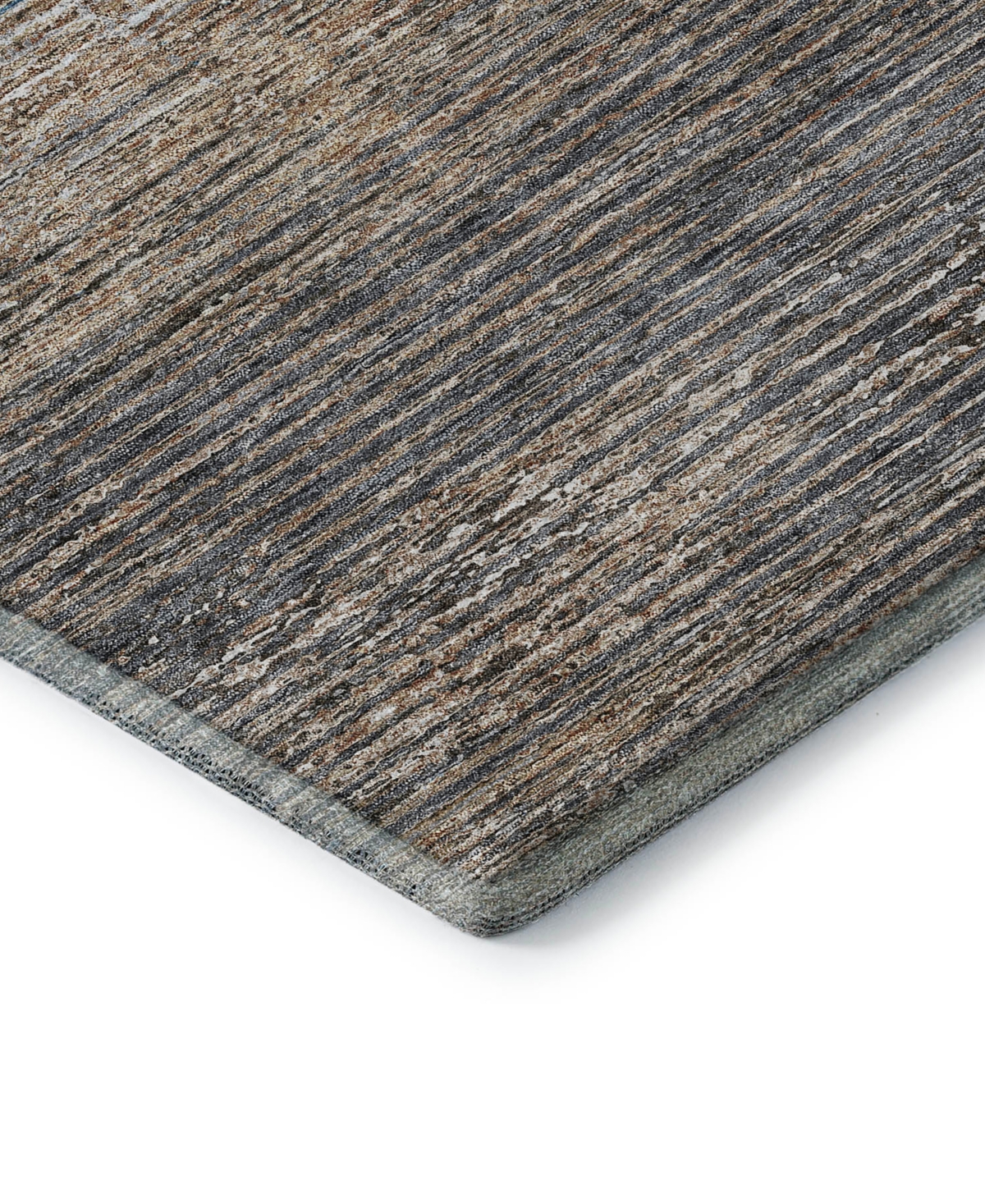 Dalyn Trevi Washable Tv1 2'3"x7'6" Runner Area Rug In Gray