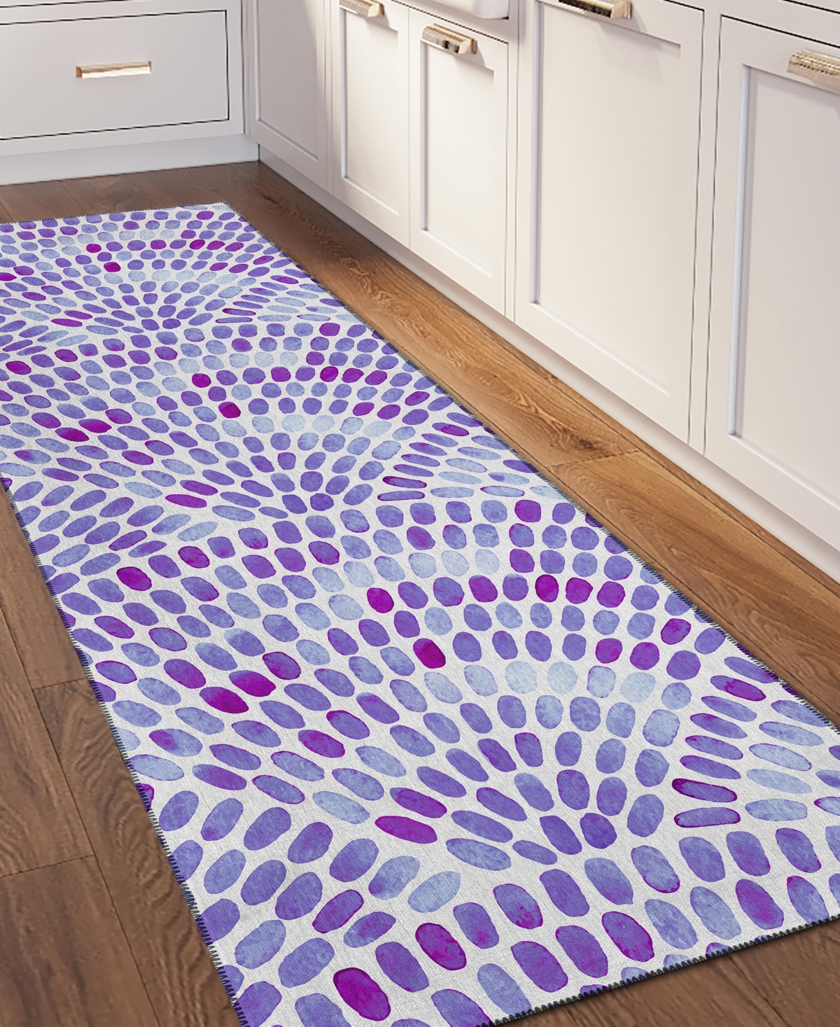 Dalyn Seabreeze Sz7 2'3x7'6 Runner Area Rug In Lavender