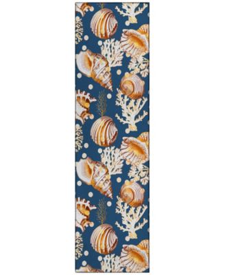 Seabreeze Washable SZ6 2'3x7'6 Runner Area Rug