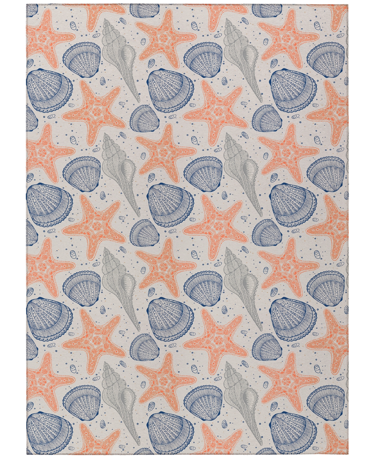 Dalyn Seabreeze Sz4 3'x5' Area Rug In Flax