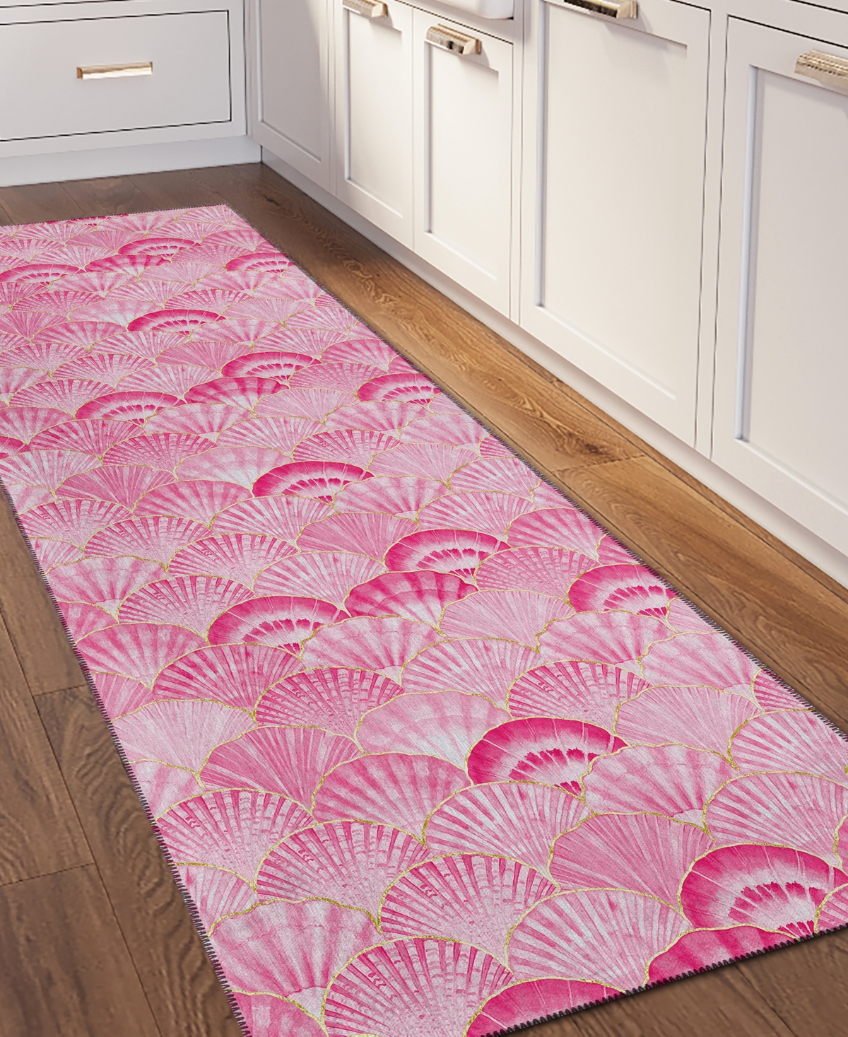 Dalyn Seabreeze Sz2 2'3x7'6 Runner Area Rug In Rose
