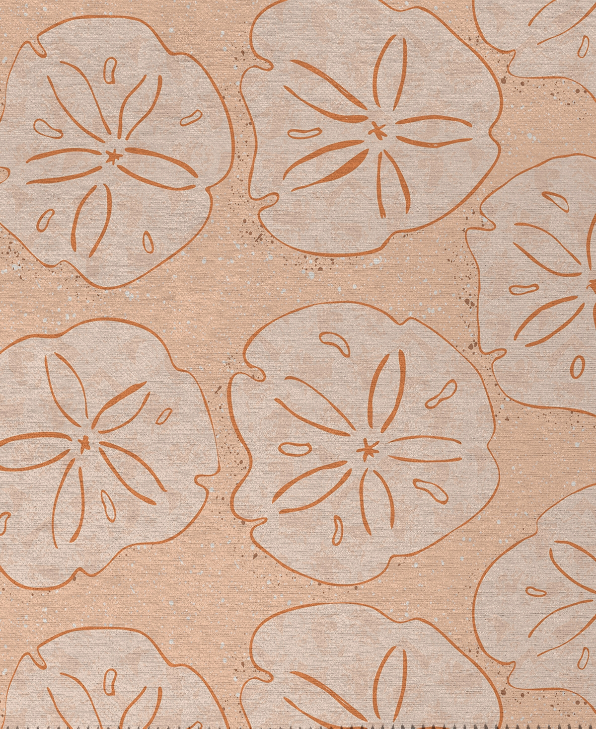 Dalyn Seabreeze Sz10 3'x5' Area Rug In Peach