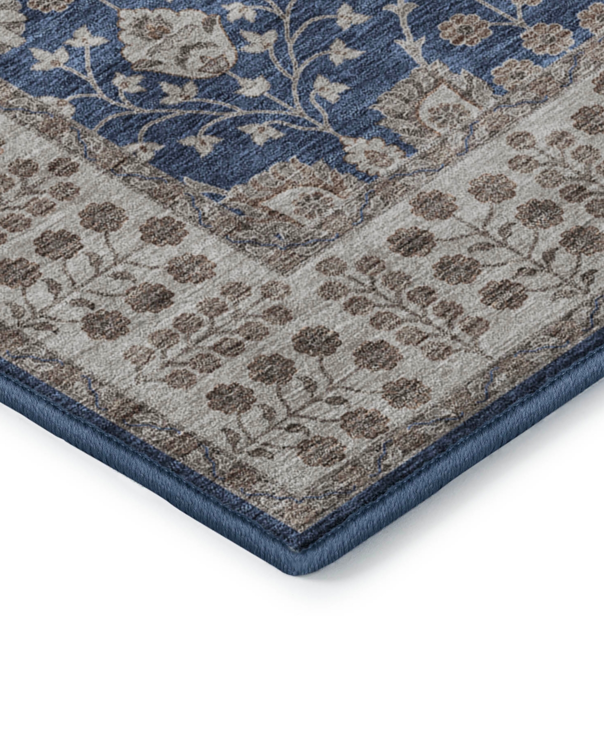 Dalyn Hatay Washable Hy8 2'6"x3'10" Area Rug In Navy