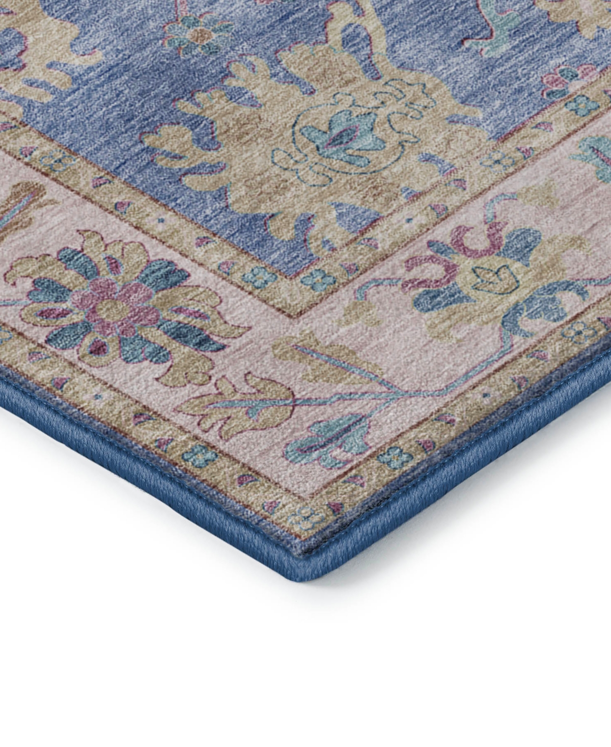 Dalyn Hatay Washable Hy7 9'x12' Area Rug In Blue