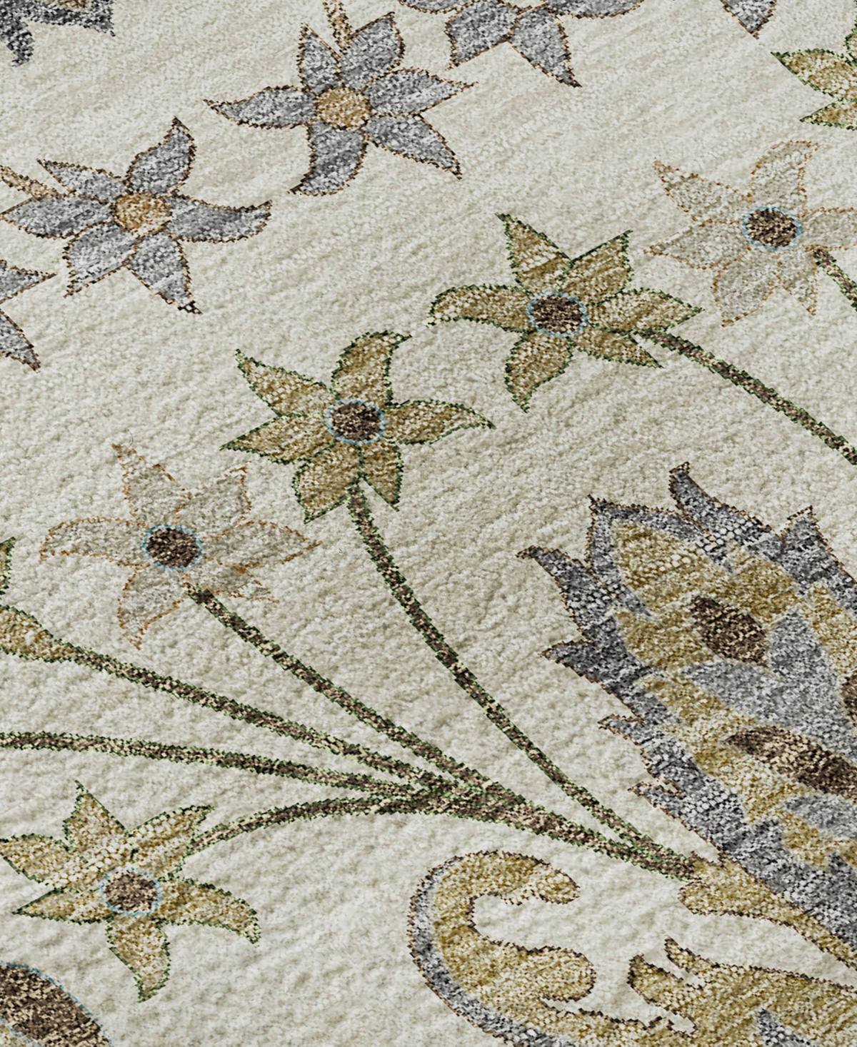 Dalyn Hatay Washable Hy6 10'x14' Area Rug In Ivory