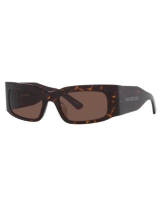 Balenciaga Unisex Rectangle Sunglasses, BB0328S - Macy's