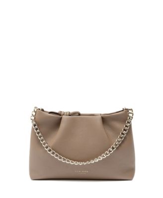 Midi Mayfair Leather Clutch Crossbody Bag