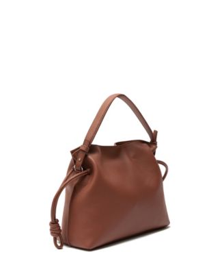 Midi Emma Leather Top Handle Crossbody Bag