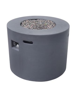  Cozy Concrete Fire Table with Propane Storage