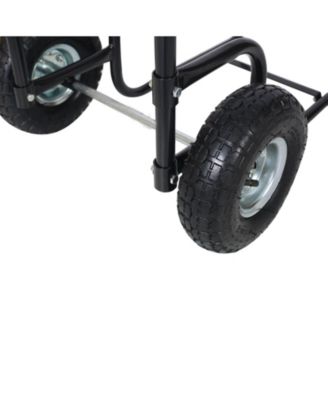 Multipurpose Firewood & Heavy-Duty Cart with 200lb Capacity