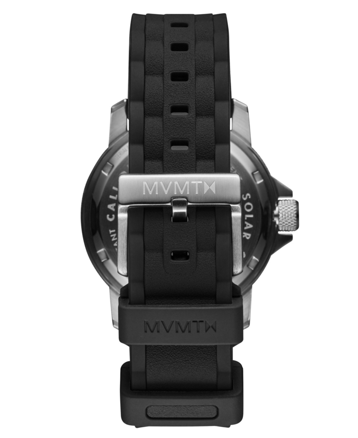 Mvmt Men's Cali Diver Black Silicone Watch 40mm In Black