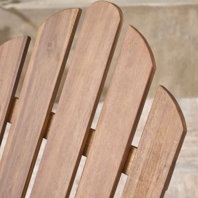 Streamdale Acacia Wood Adirondack Rocking Chair for Serene Outdoor Relaxation