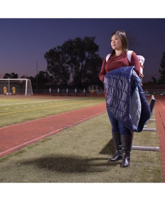 Lightspeed Outdoors Rugged Puffy Outdoor Blanket, Deep Space/Gray, 1