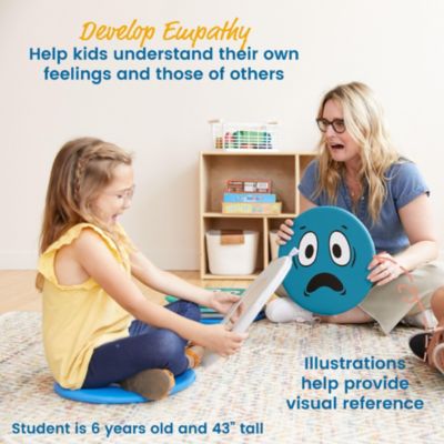 SoftZone Emotion Pads with Mirror, English, Contemporary, 8-Piece