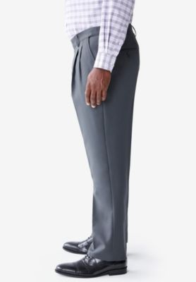 Big & Tall Easy Movement Pleat-Front Expandable Dress Pants