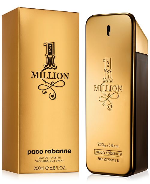 Paco Rabanne Men's 1 Million Eau de Toilette Spray, 6.8 oz, Exclusively ...