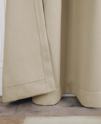 Solid Classic Modern Wrinkle Resistant Room Darkening 8-Piece Curtain Set with Grommet Header Top, 52" X 84"