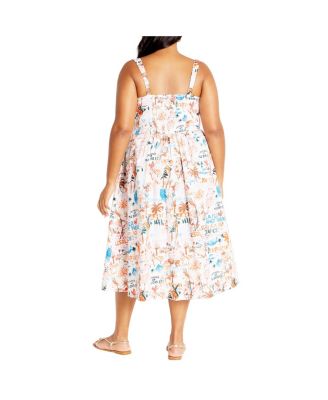 Plus Size Almay Midi Dress