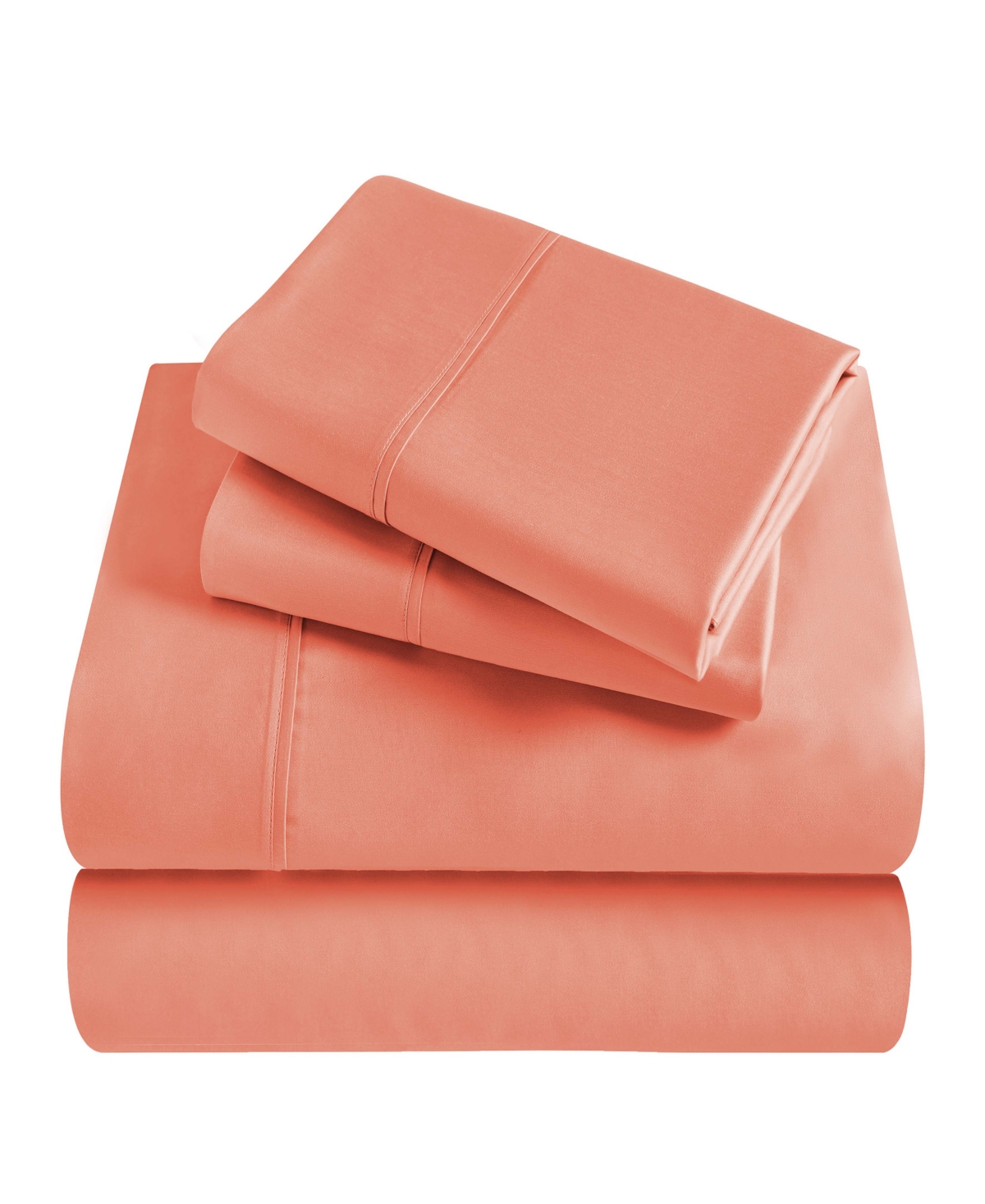 Superior Modal From Beechwood 300 Thread Count Lightweight Cooling Solid Deep Pocket Bed Sheet Set,