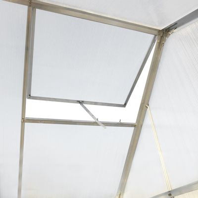 Premium Greenhouse Polycarbonate and Aluminum Frame, Sliding Door