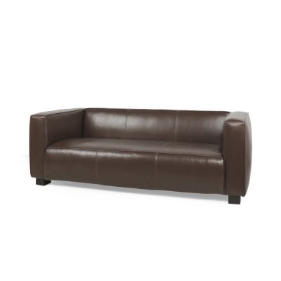 Streamdale Contemporary Upholstered Tuxedo Sofa with Birch Wood Legs
