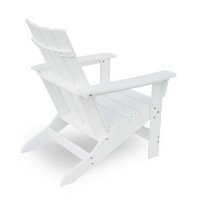 Durable Resin Adirondack Chair with Rustic Aesthetic