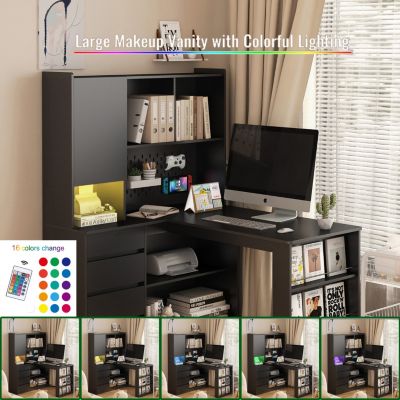 Streamdale L-Shaped Desk with Charging Station