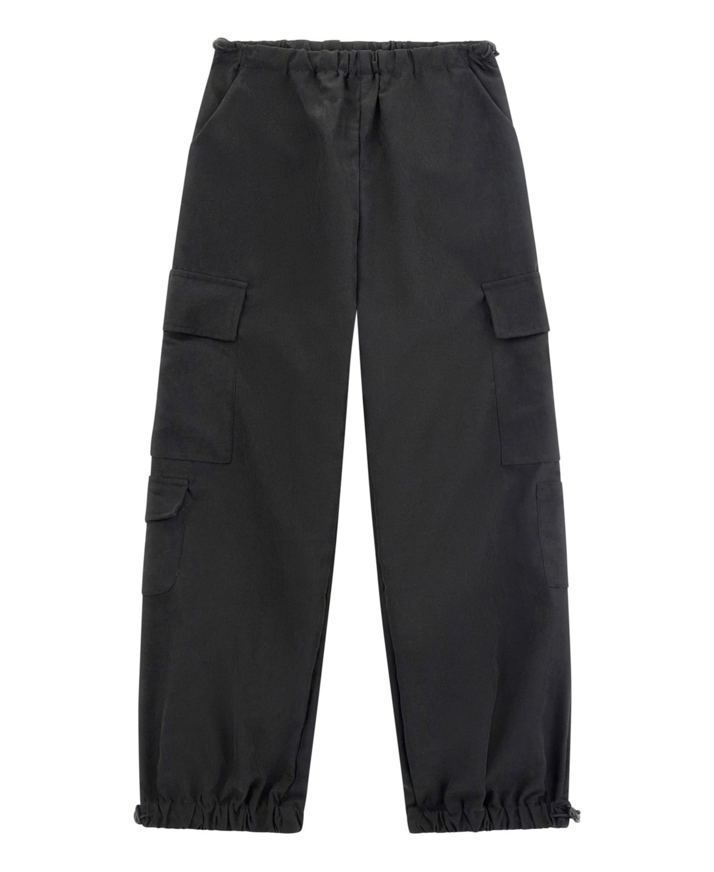 Брюки GUESS Parachute Cargo Pants для девочек, цвет: Чёрный — фото 4