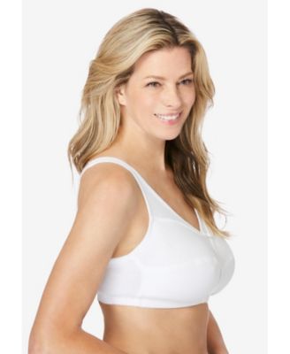 Women's Cotton Back-Close Wireless Bra