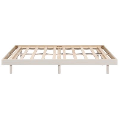 Wood Floating Platform Bed Frame