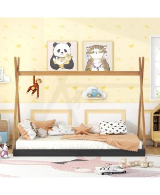 Streamdale Full Size Tent Floor Bed With Triangle Structure