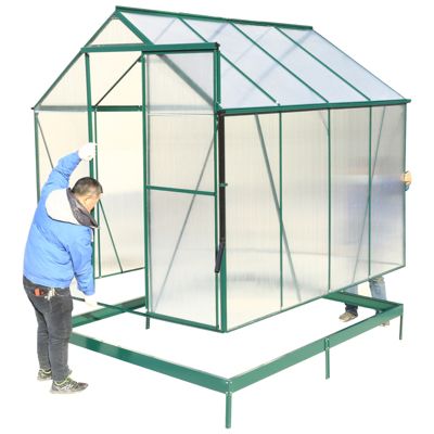 Streamdale Premium Aluminum Greenhouse for Plant Growth & Ventilation
