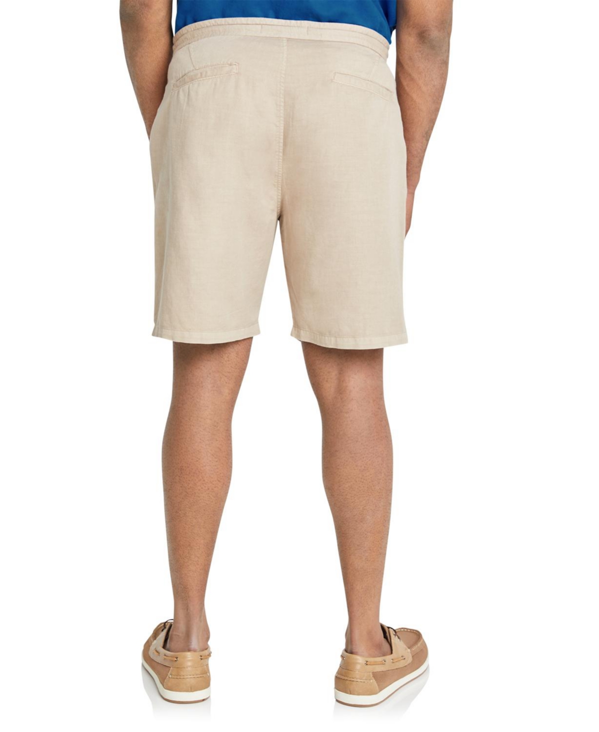 Johnny Bigg Big & Tall Milos Pleat Linen Short