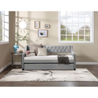 Twin Upholstered Trundle Daybed