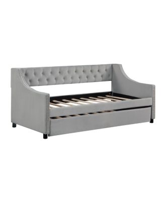 Twin Upholstered Trundle Daybed