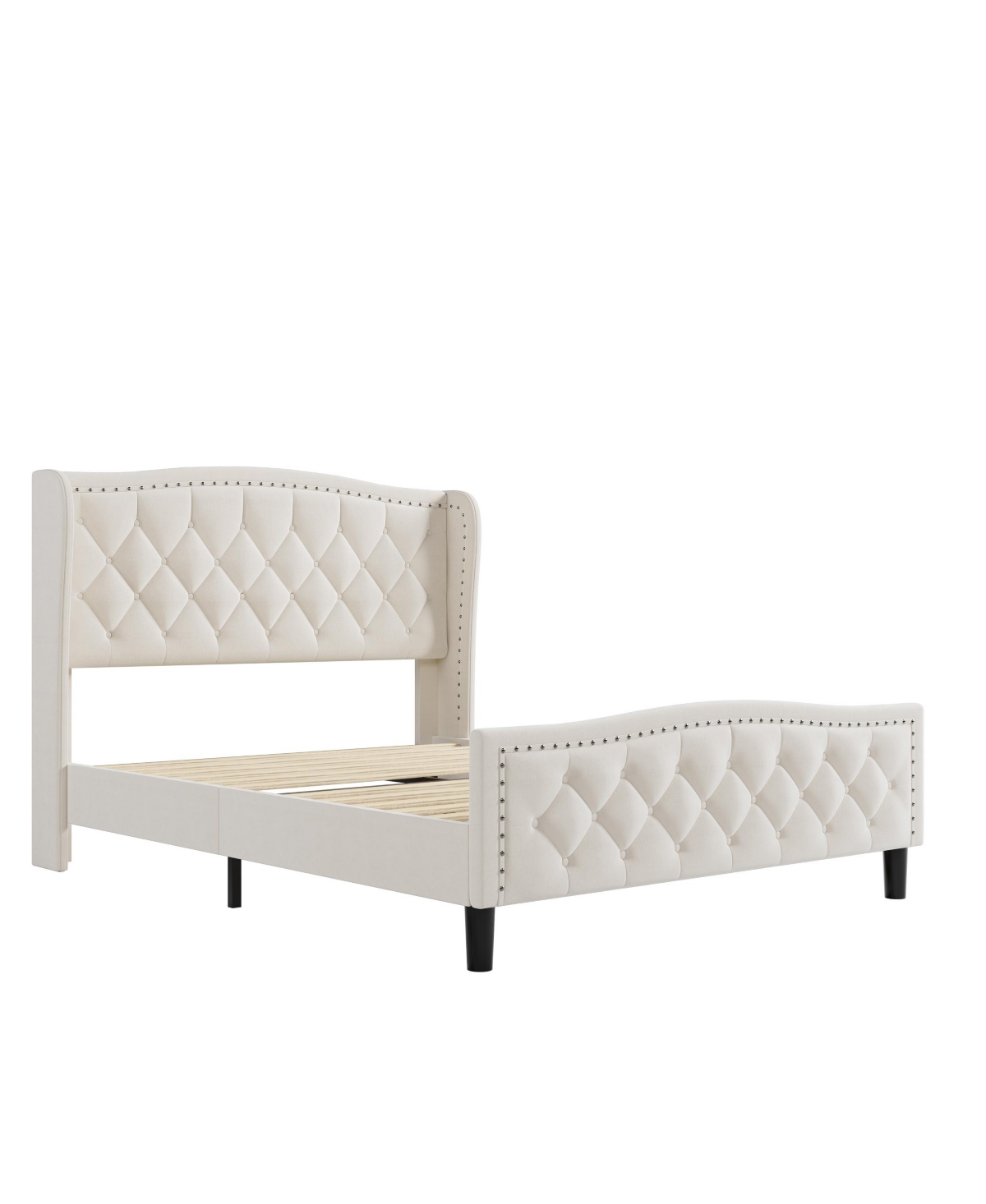 Bed Frame for Home or Office Use - Off white