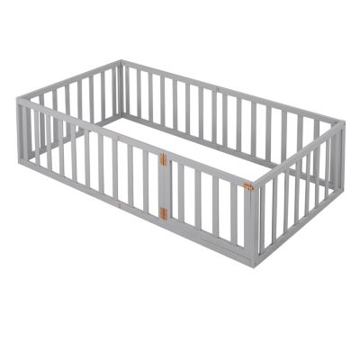 Streamdale Twin Size Wood Daybed Frame With Fence