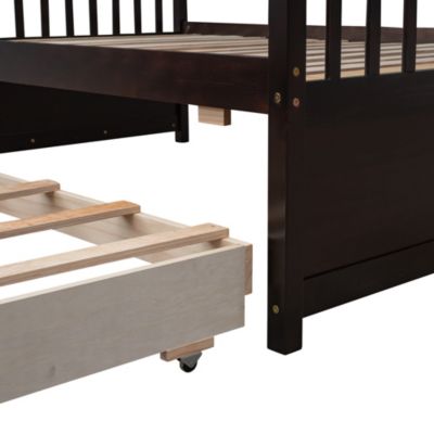 Streamdale Twin-Over-Full Bunk with Trundle & Drawers
