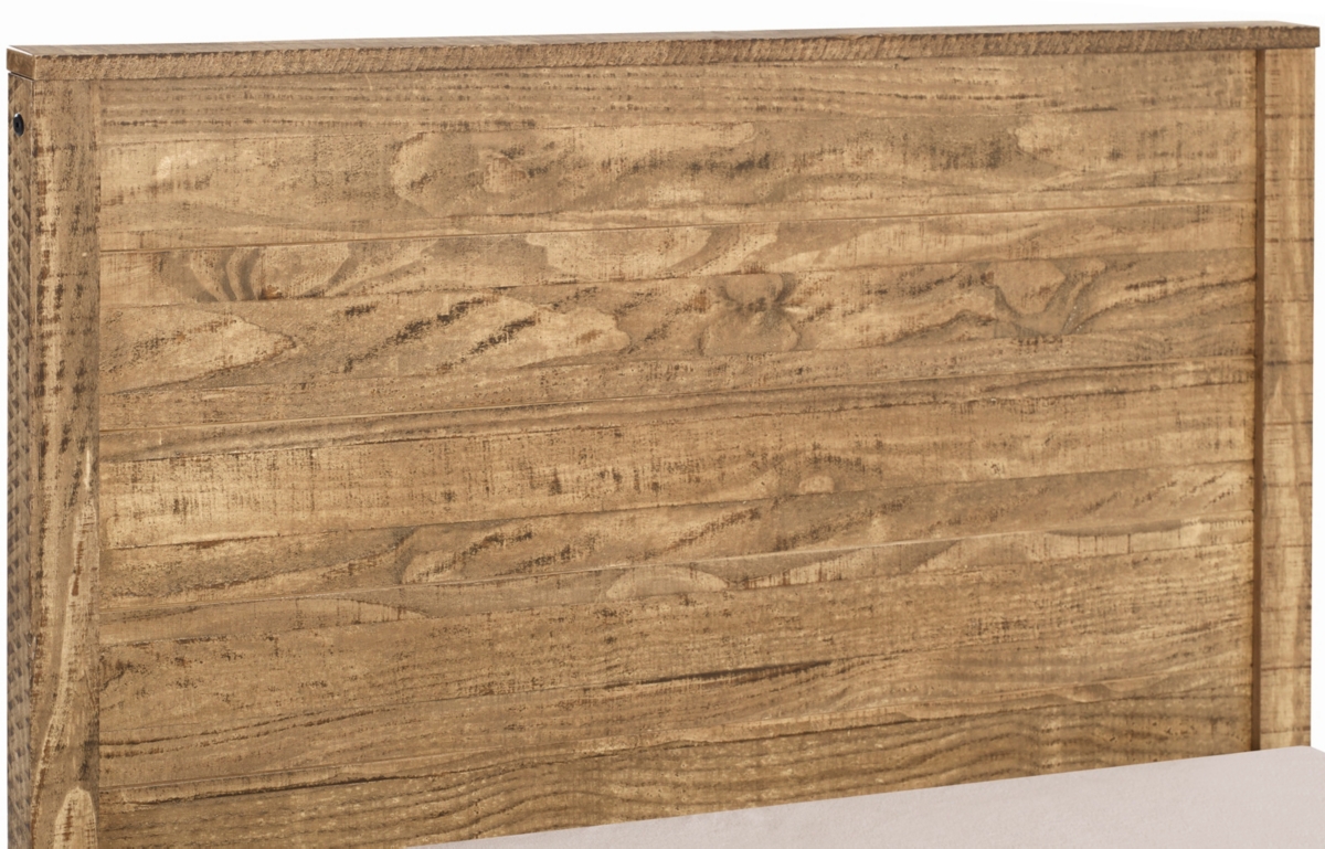 Streamdale Furniture Bed Frame: Solid Wood, Modern Rustic Style
